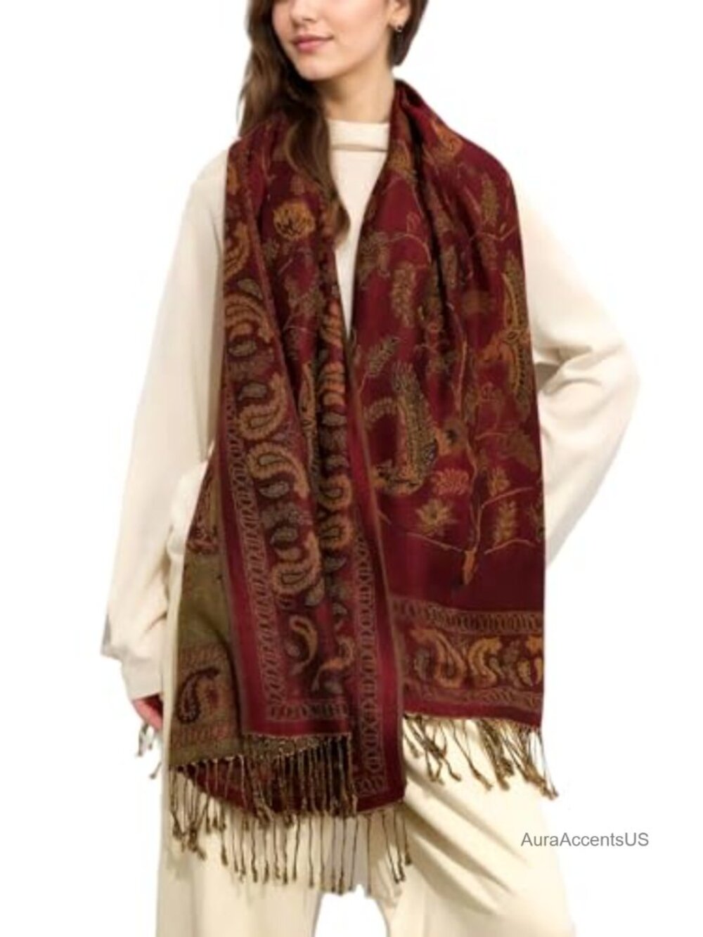 Reversible Festival Pashmina Rave Scarf Shawl Wrap for Evening Dress - 50%